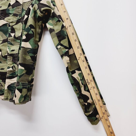 Venus Denim jacket Women's Camouflage Button-Up Size S - Picture 7 of 9